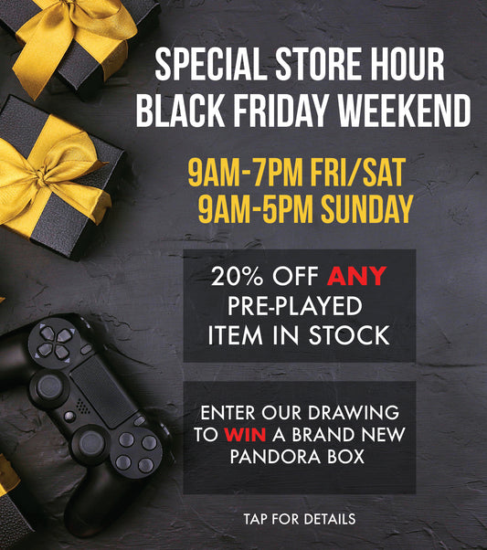 J2Games 2023 Black Friday Sale Announcement! (and Extended Hours!)