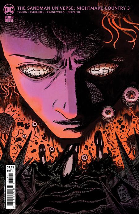 Sandman Universe Nightmare Country #3 B Francesco Francavilla Card Stock Variant (Mr) (06/14/2022) Dc