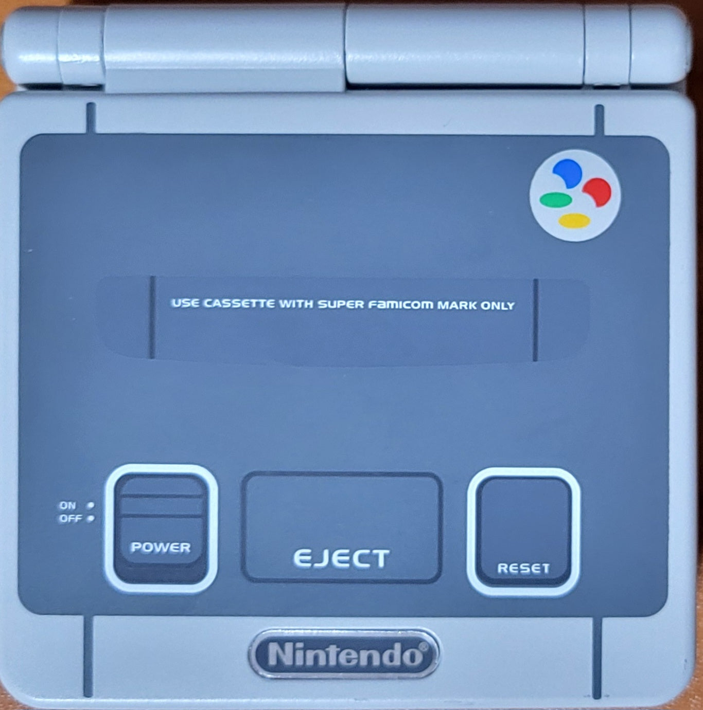 Custom Modded Gameboy Advance SP IPS Screen Super Famicom Edition (Gameboy Advance)