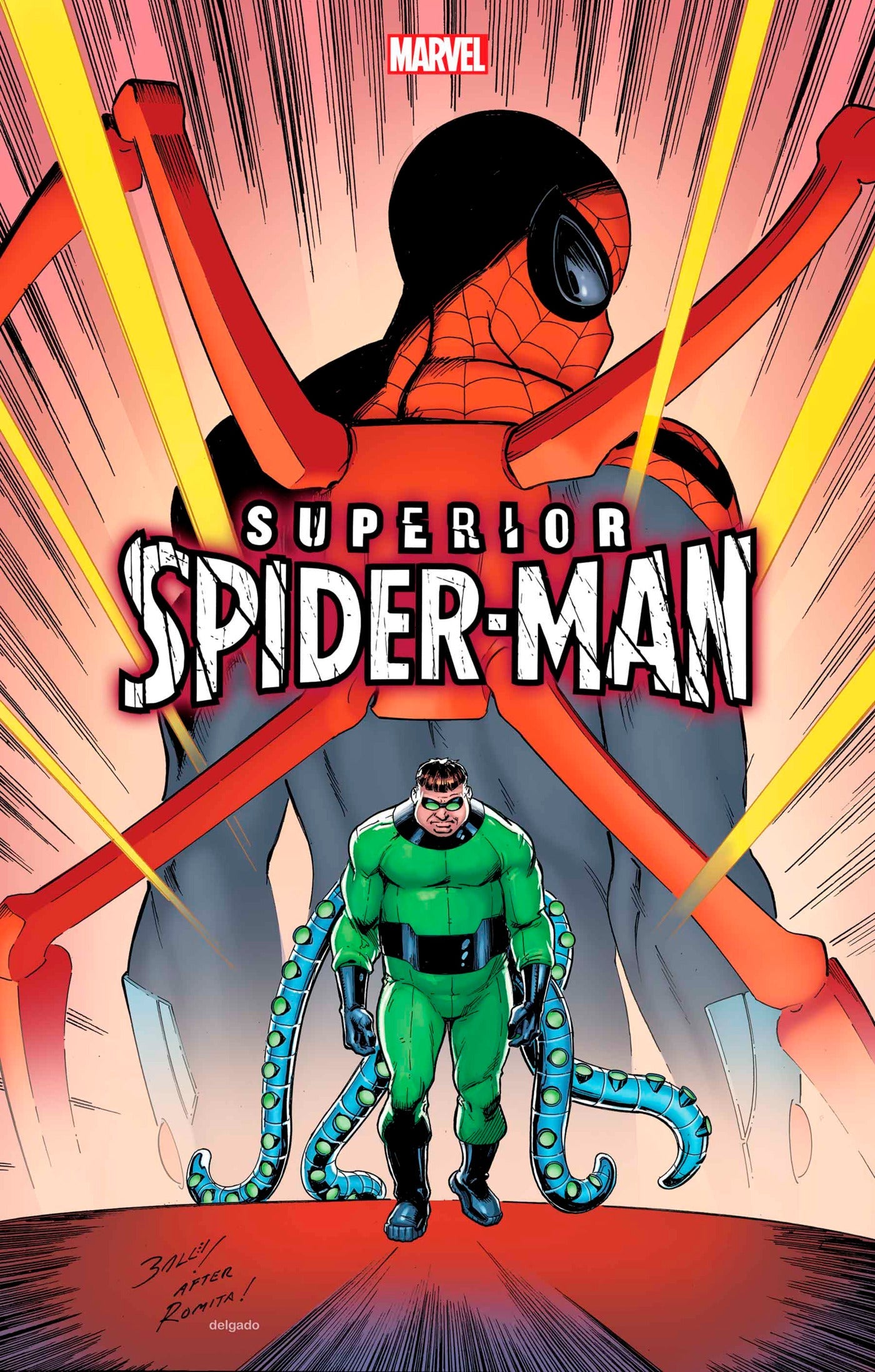 Superior Spider-Man #8 A Mark Bagley Dan Slott Amazing Spider-Man 50 Homage (06/26/2024) Marvel