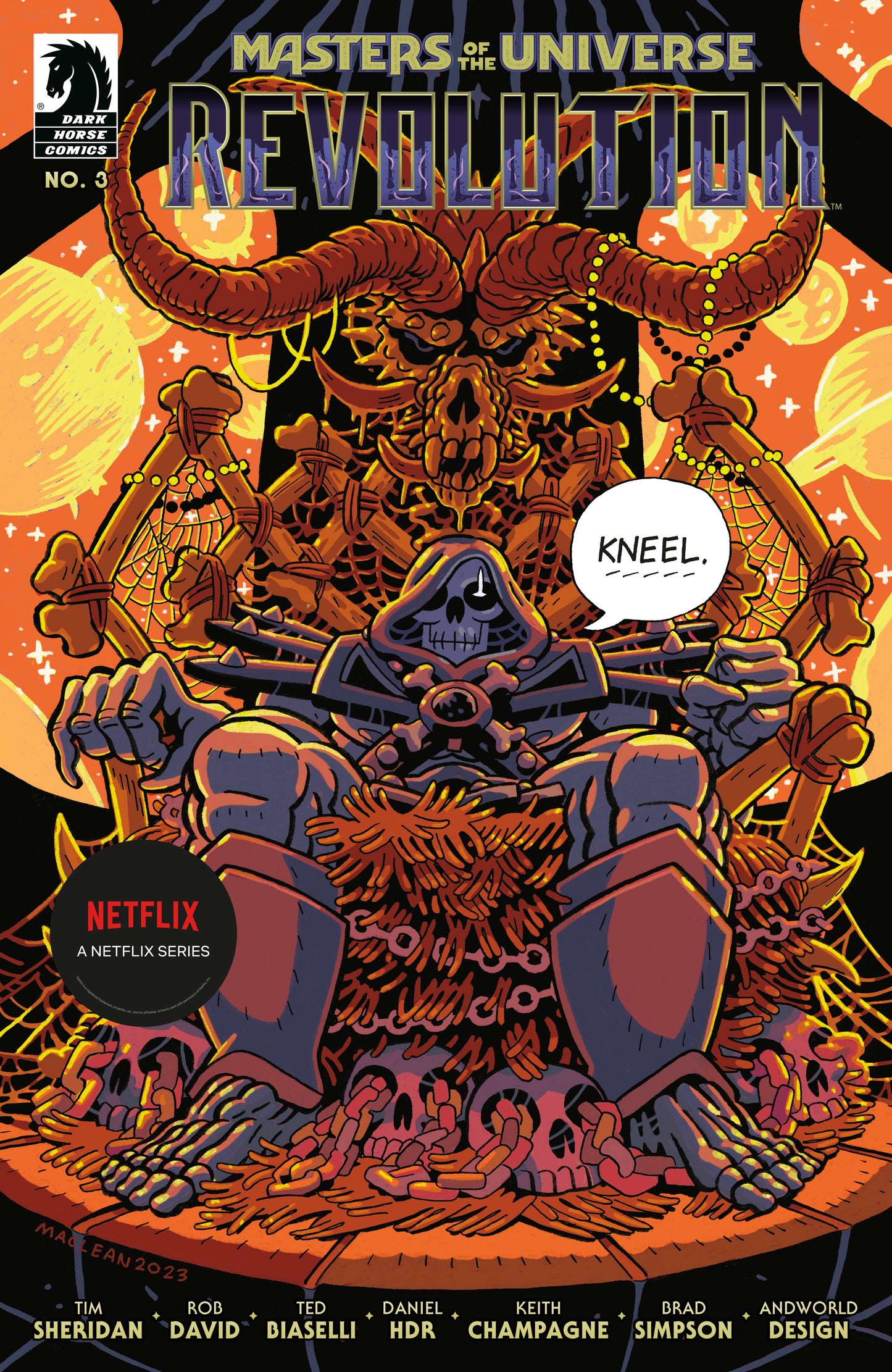 Masters Of Universe Revolution #3 B Andrew Maclean Variant Variant (07/24/2024) Dark Horse