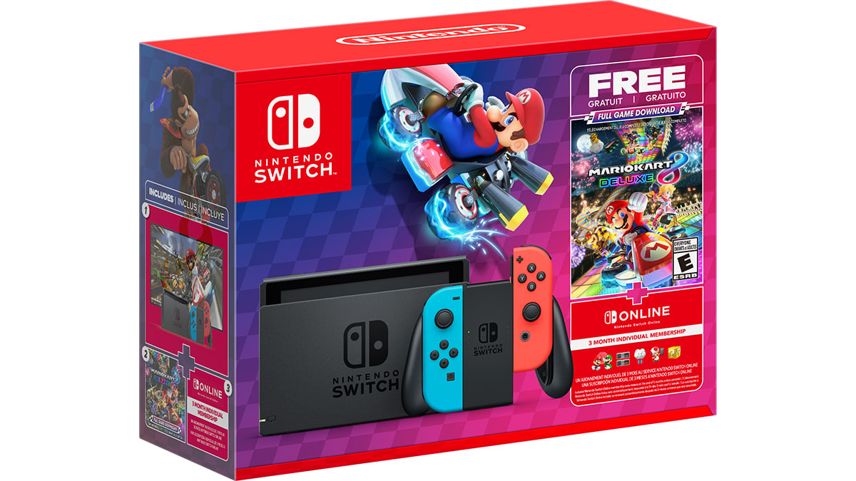 Nintendo Switch Console Mario Kart 8 Deluxe Bundle (Nintendo Switch)