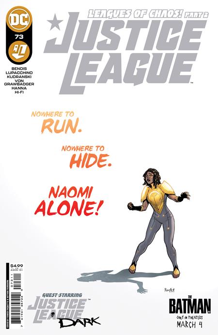 Justice League #73 A Yanick Paquette Brian Michael Bendis (02/15/2022) Dc