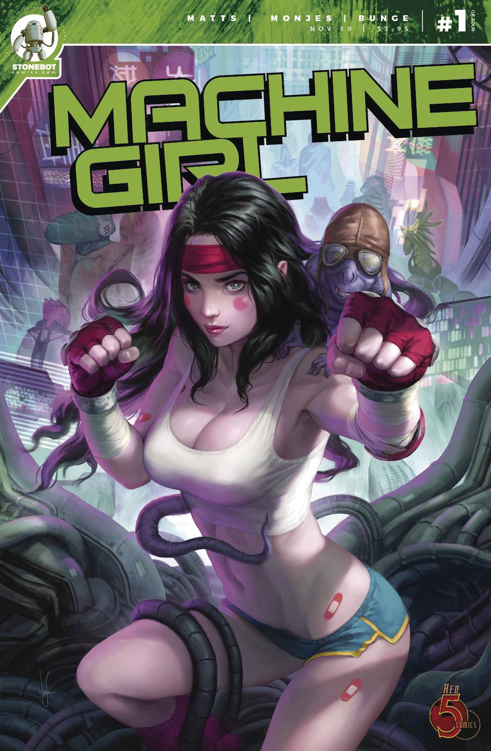 MACHINE GIRL #1 A Matt Busch (11/20/2019) RED 5