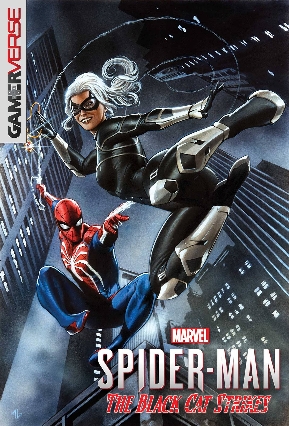 MARVELS SPIDER-MAN BLACK CAT STRIKES #1 (OF 5) 1:10 Adi GRANOV GAME Variant (01/15/2020) MARVEL