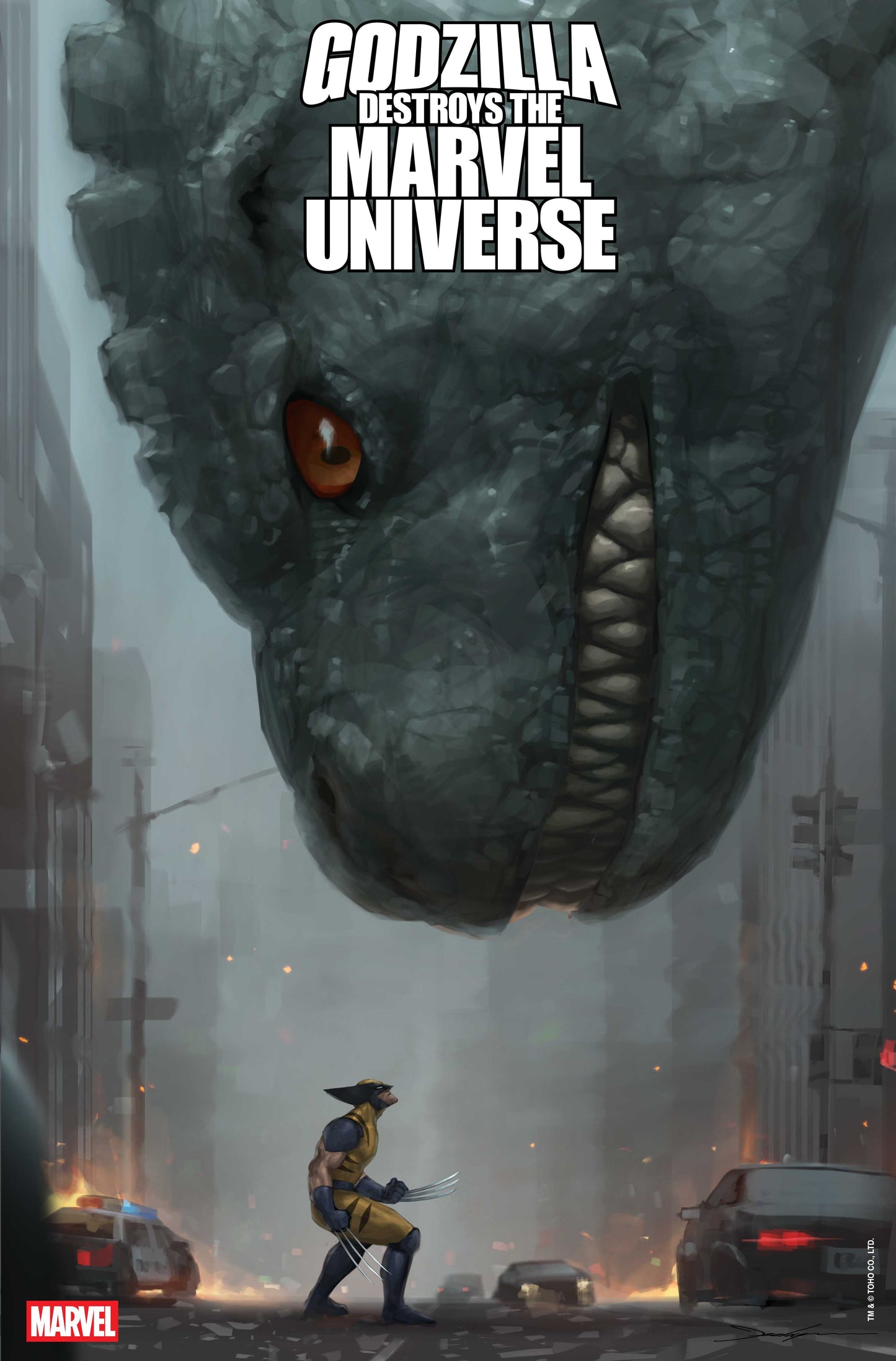Godzilla Destroys The Marvel Universe #3 C Jeehyung Lee Variant (09/24/2025) Marvel
