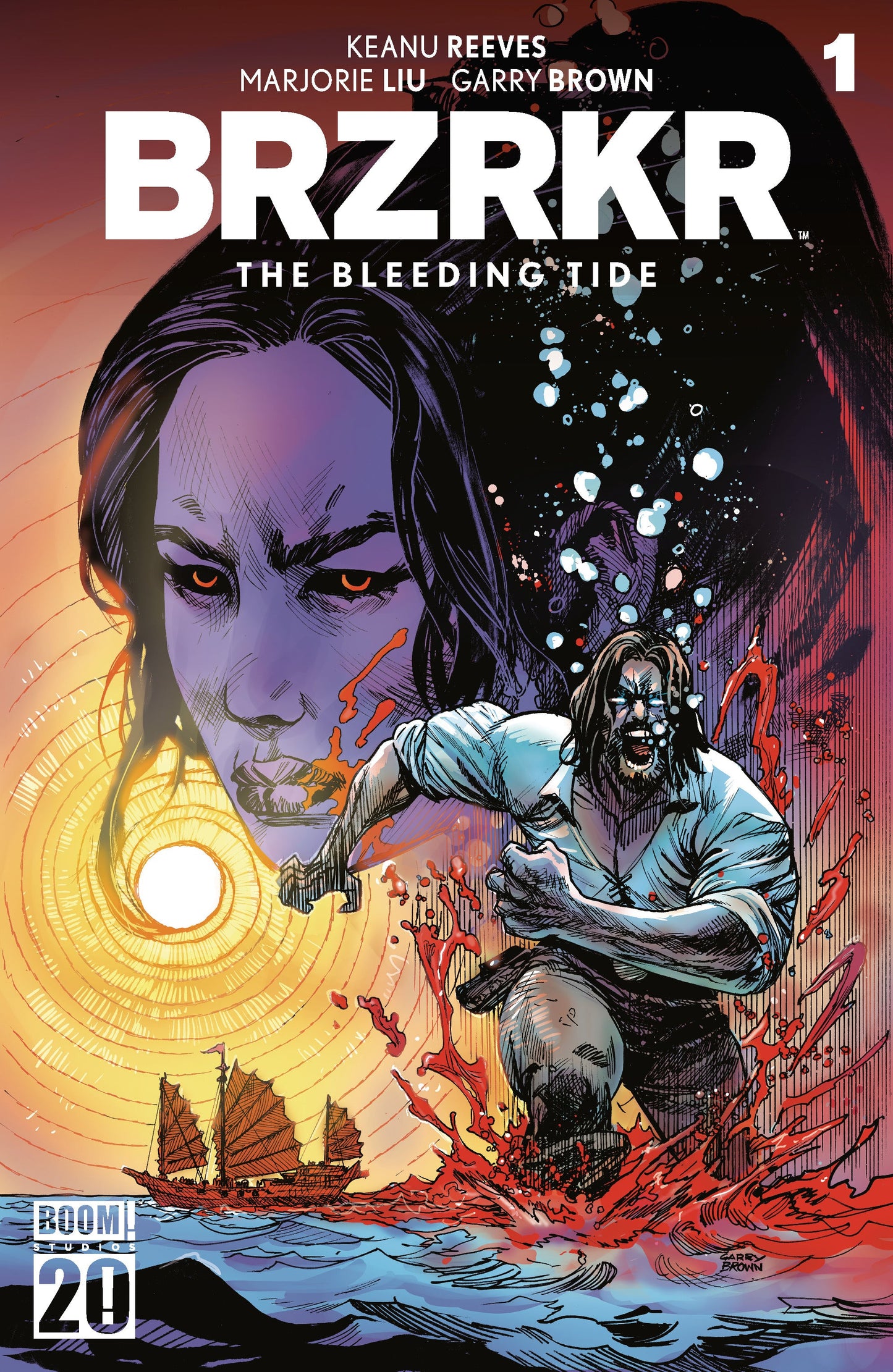 Brzrkr The Bleeding Tide #1 A Garry Brown Keanu Reeves (11/26/2025) Boom