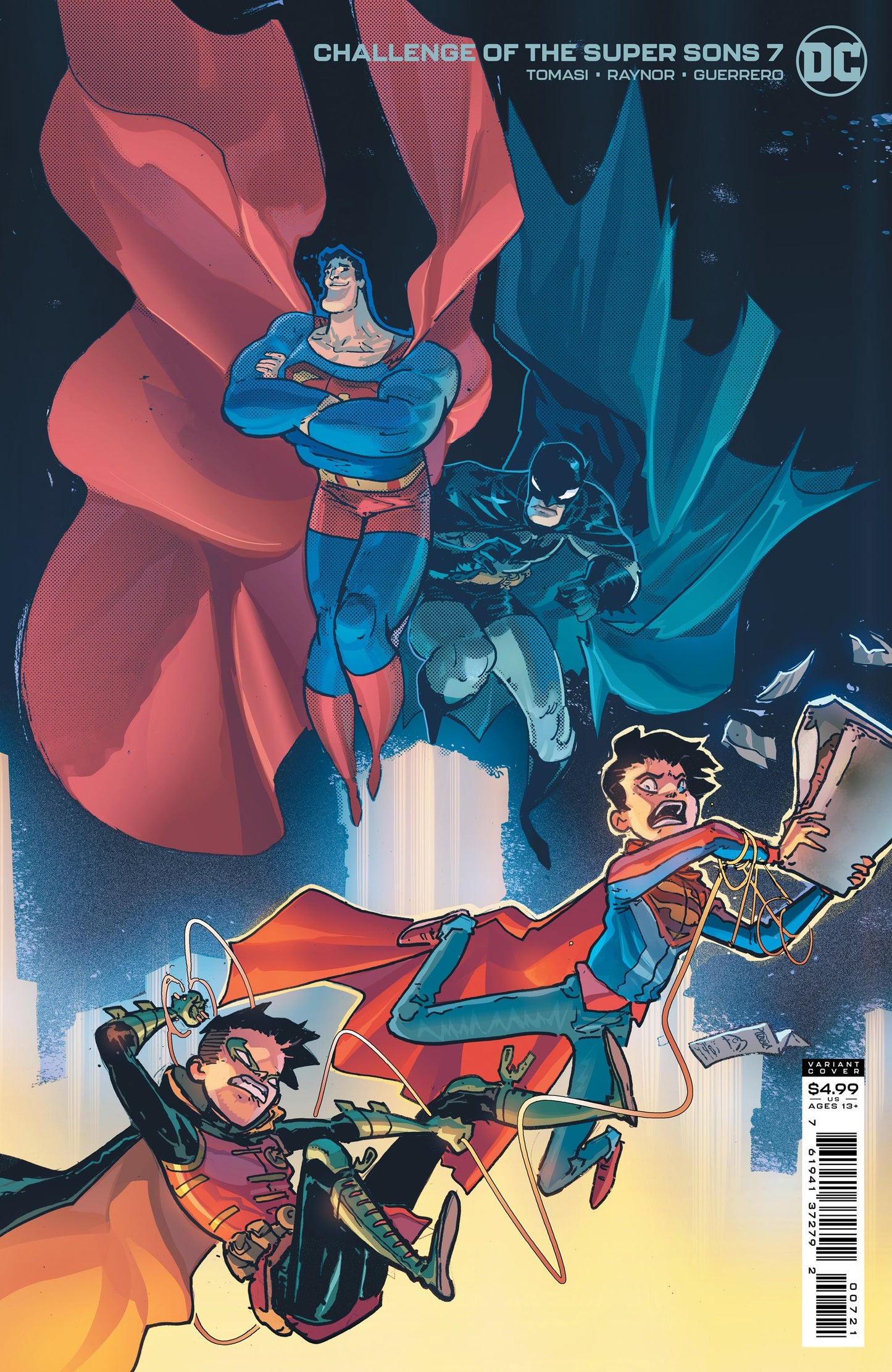 Challenge Of The Super Sons #7 (Of 7) B Riley Rossmo Card Stock Variant (10/12/2021) Dc