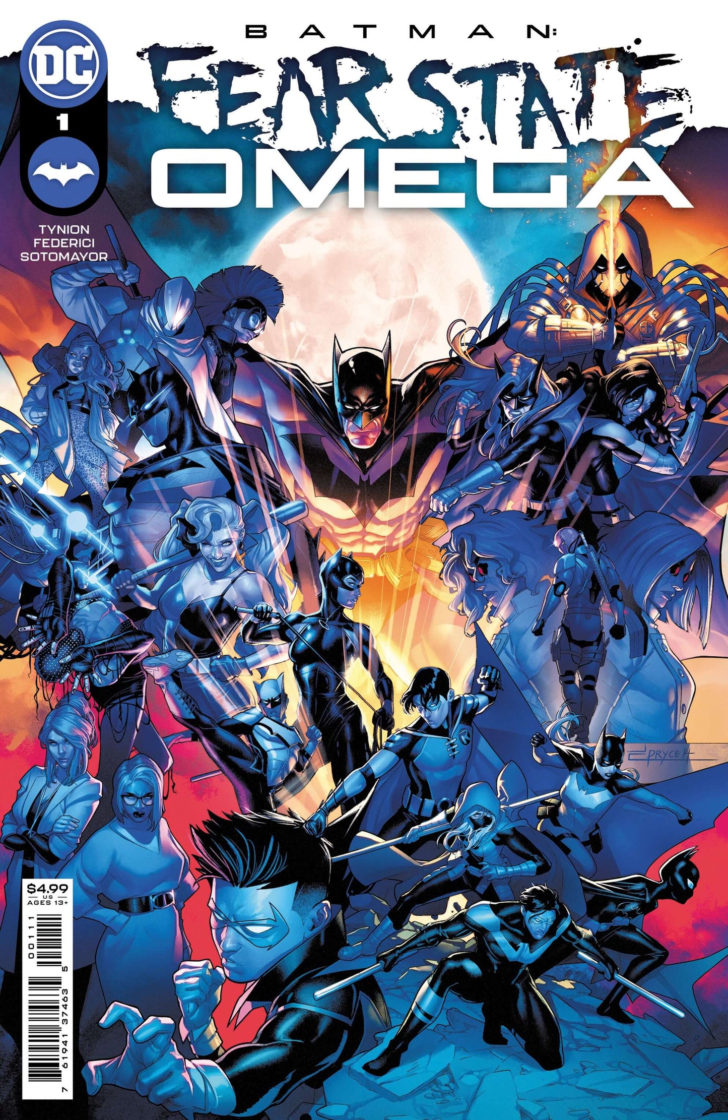 Batman Fear State Omega #1 (One Shot) A Jamal Campbell James Tynion IV (11/30/2021) Dc