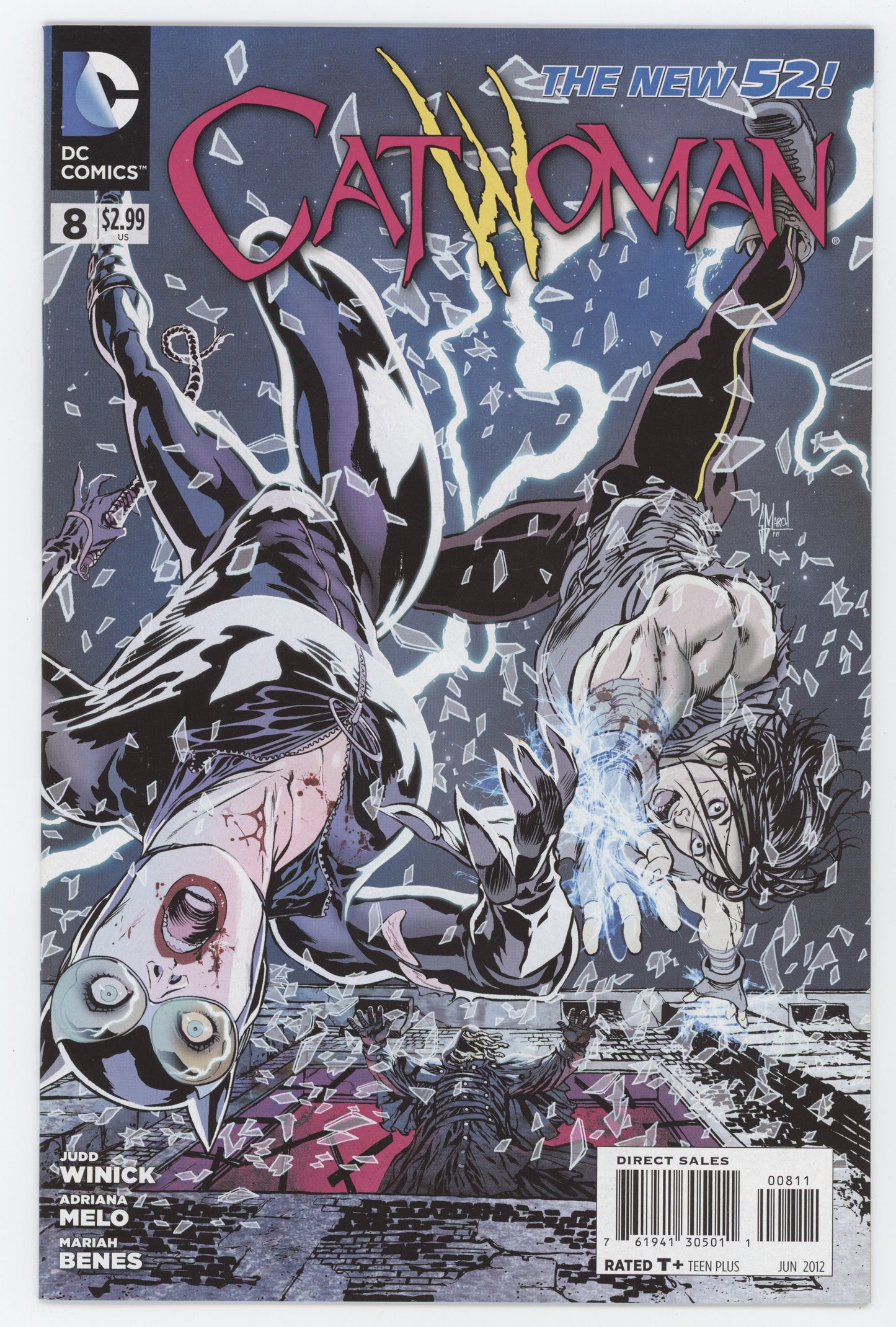 Catwoman #8 4th Series DC 2012 Guillem March Judd Winick New 52 GGA