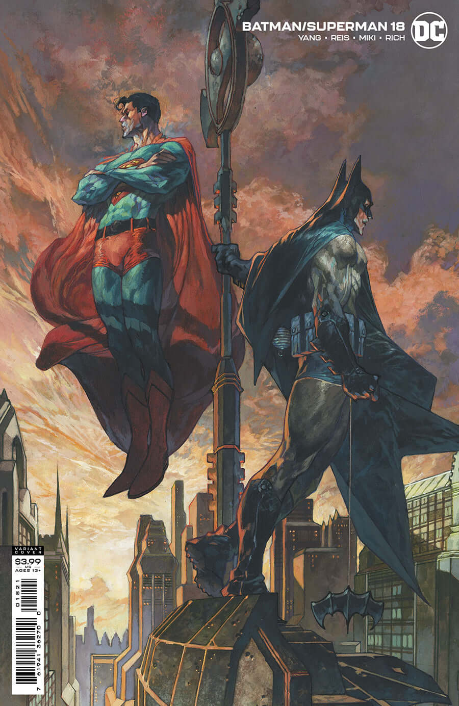 Batman Superman #18 B Simone Bianchi Card Stock Variant (05/25/2021) Dc