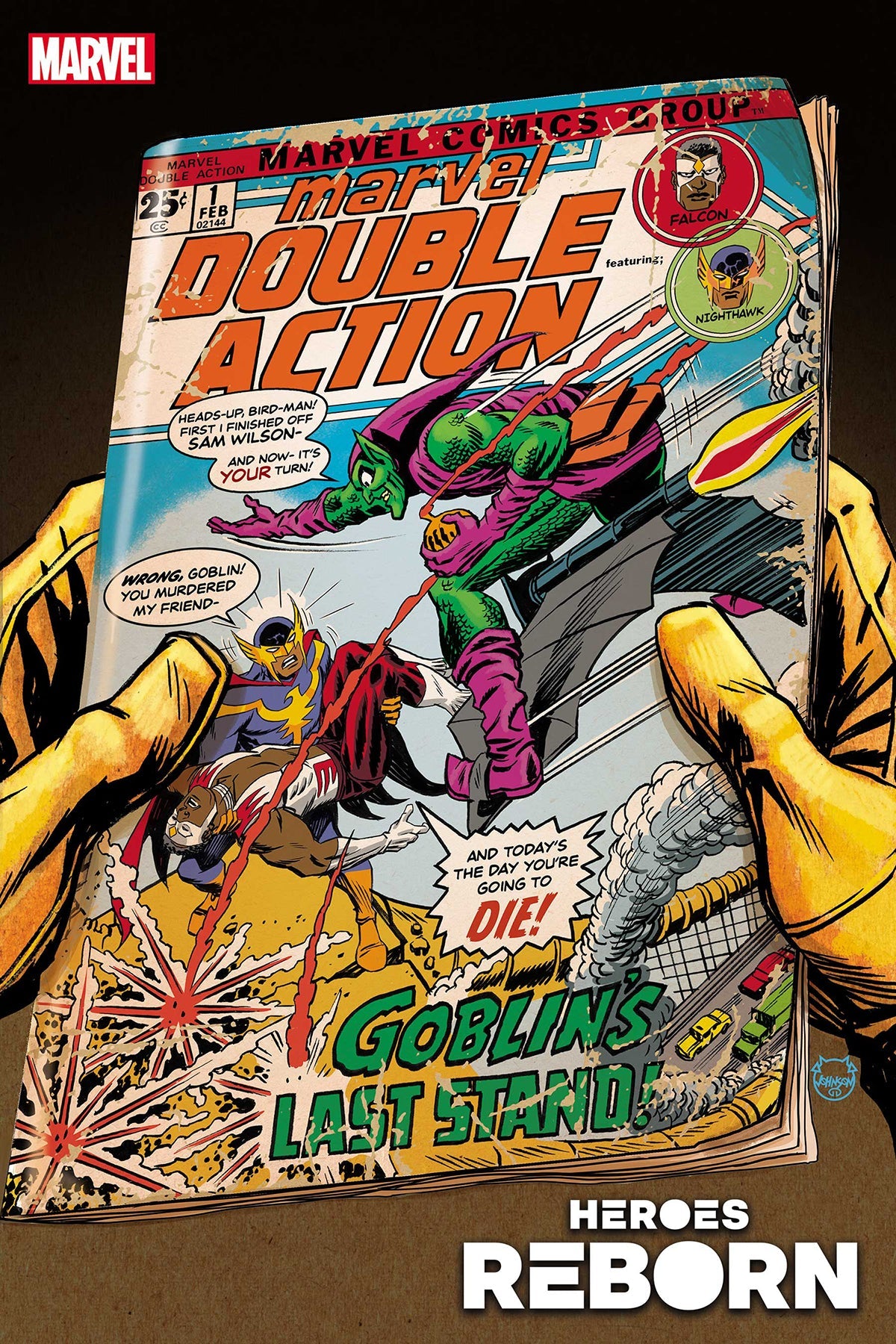 Heroes Reborn Marvel Double Action #1 A Dave Johnson Tim Seeley (06/02/2021) Marvel