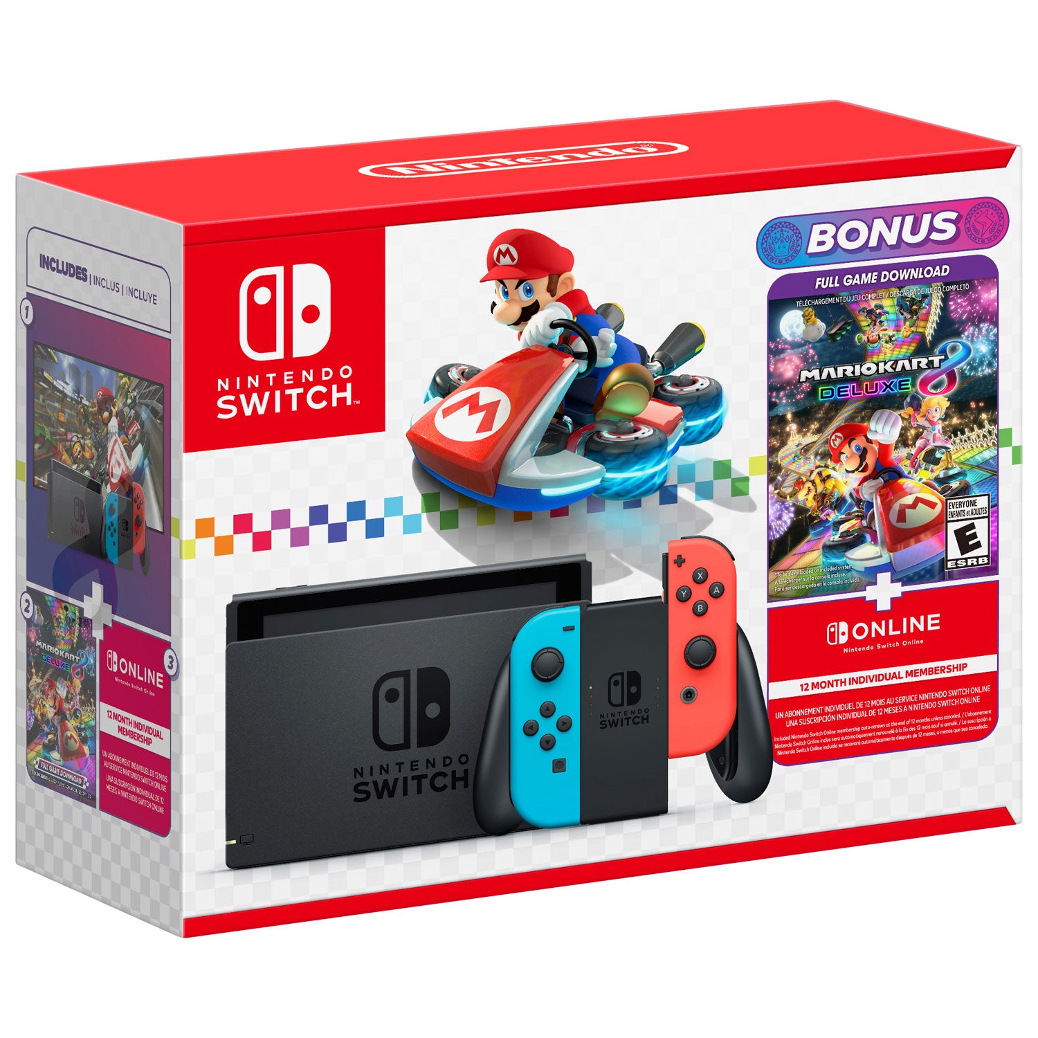 Nintendo Switch Console Mario Luigi Super Bundle (Nintendo