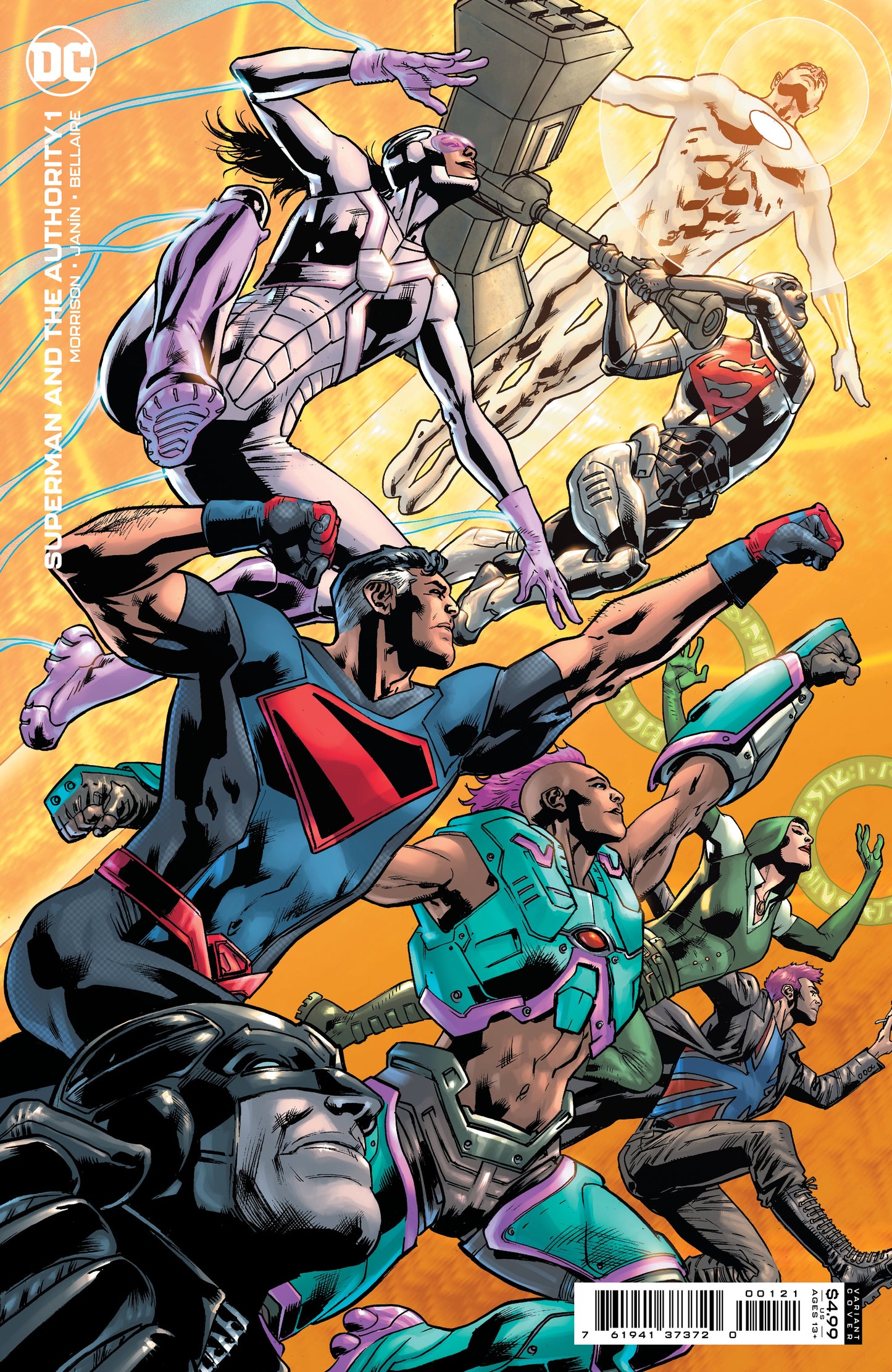 Superman And The Authority #1 (Of 4) B Bryan Hitch Variant (07/20/2021) Dc