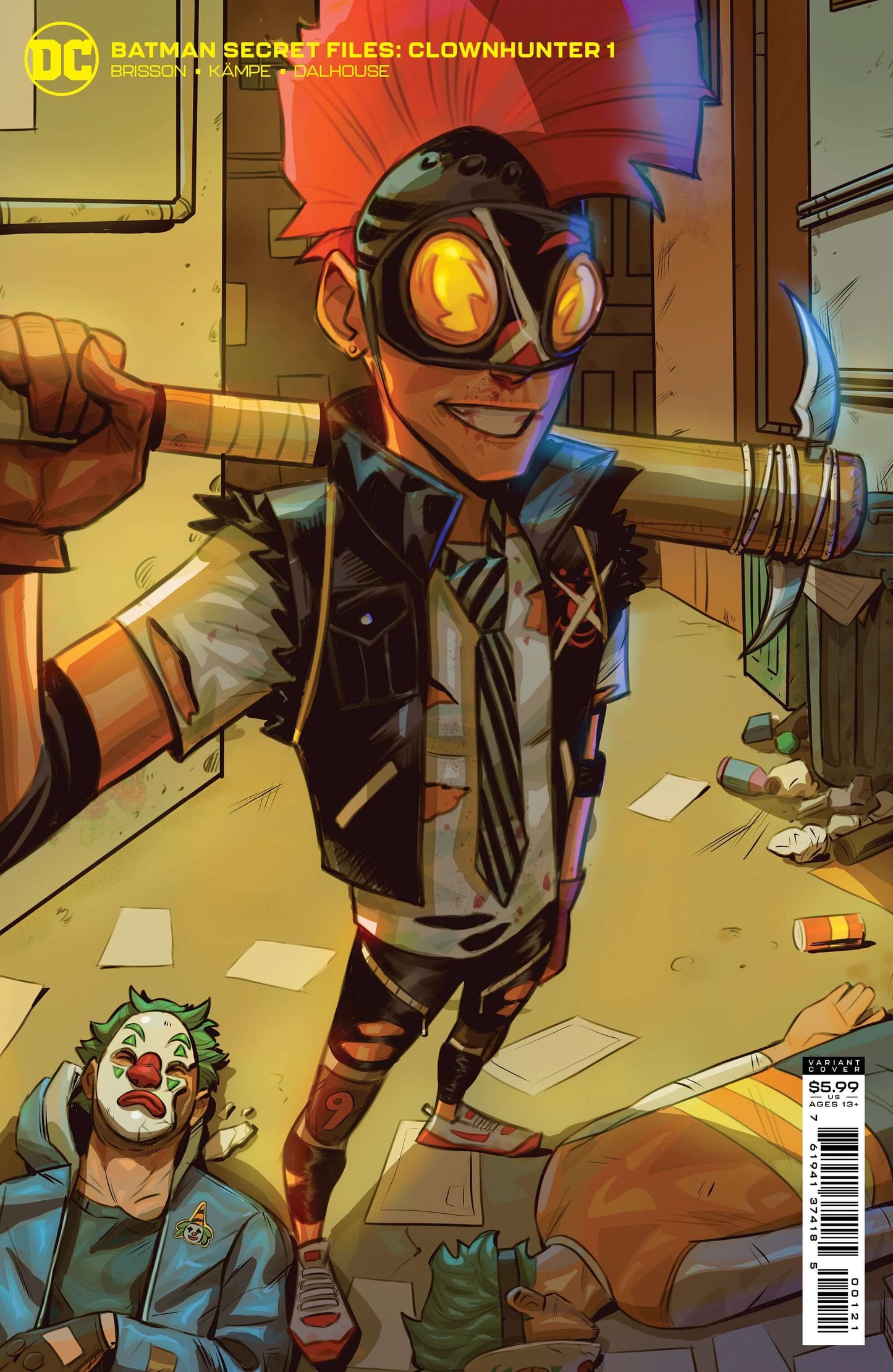 Batman Secret Files Clownhunter #1 (One Shot) B Kofi Ofosu Card Stock Variant (08/17/2021) Dc