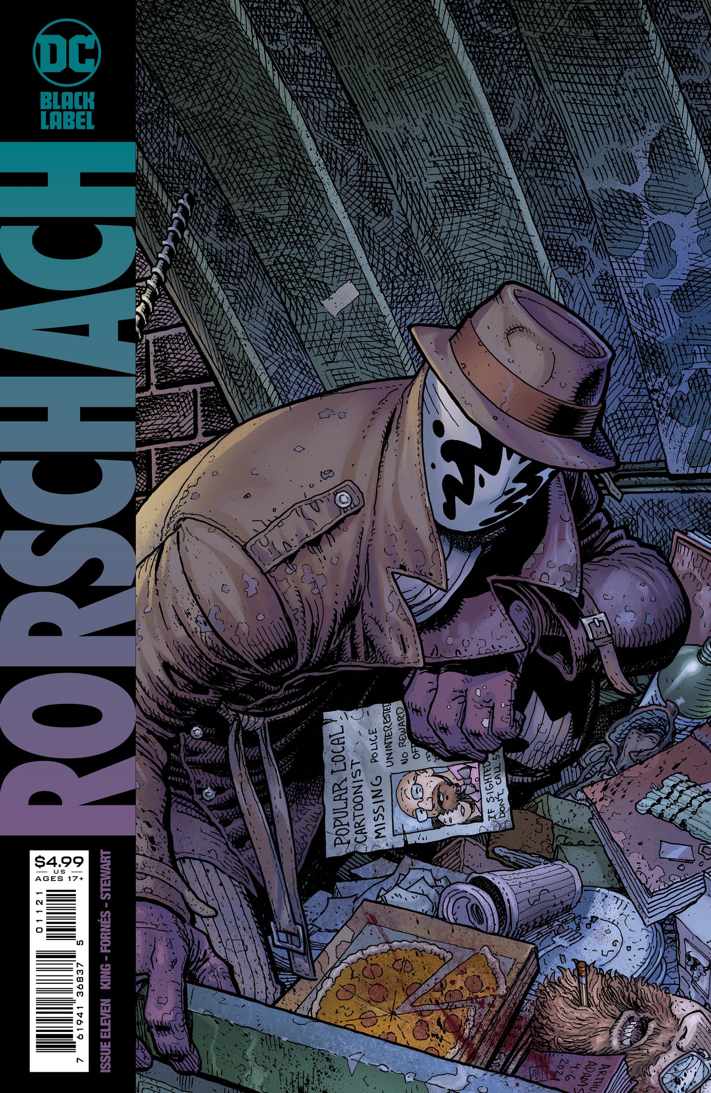 Rorschach #11 (Of 12) B Arthur Adams Variant (Mr) (08/10/2021) Dc