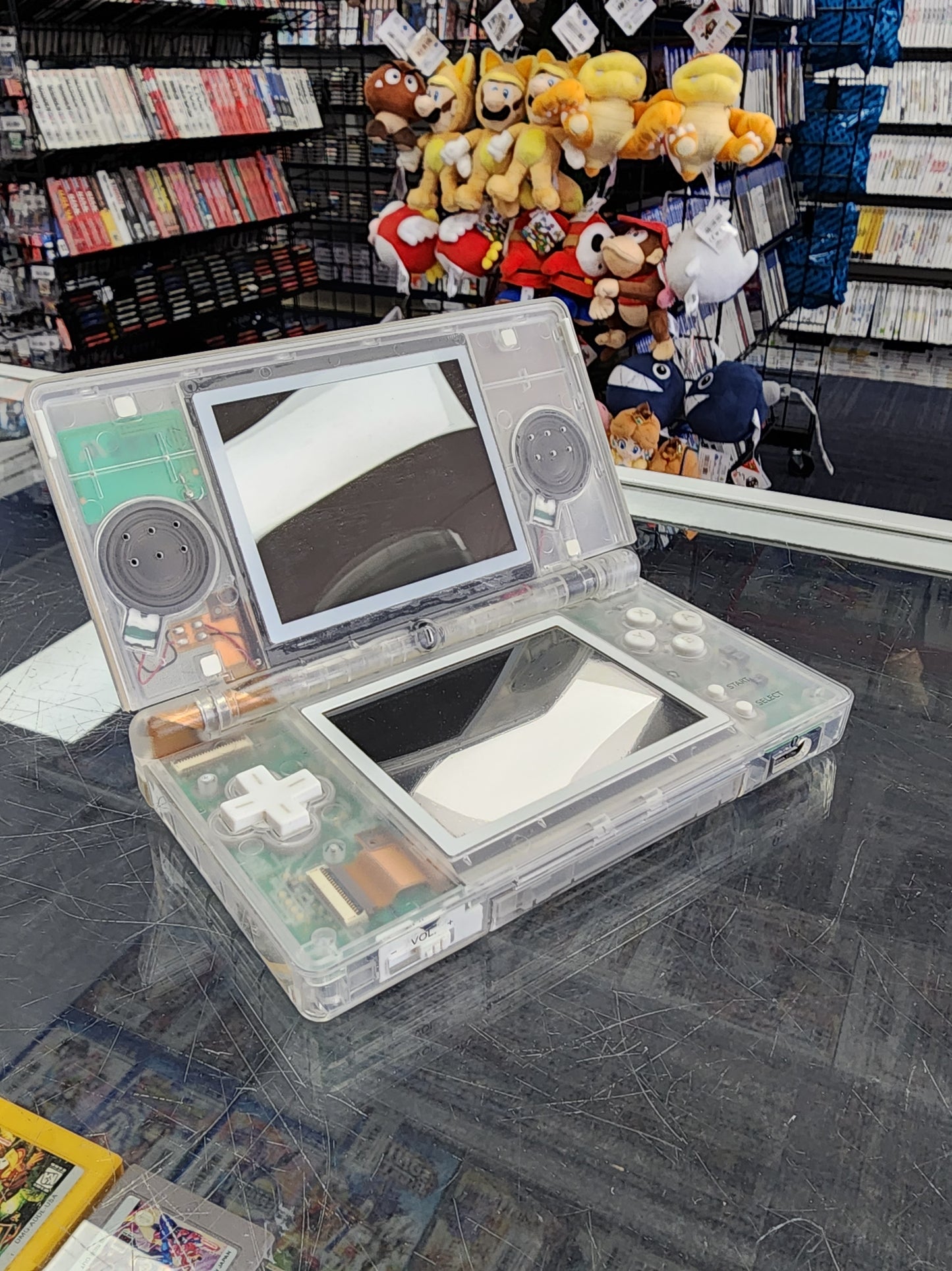 Custom Nintendo DS Lite With Clear Transparent Shell (Nintendo DS)