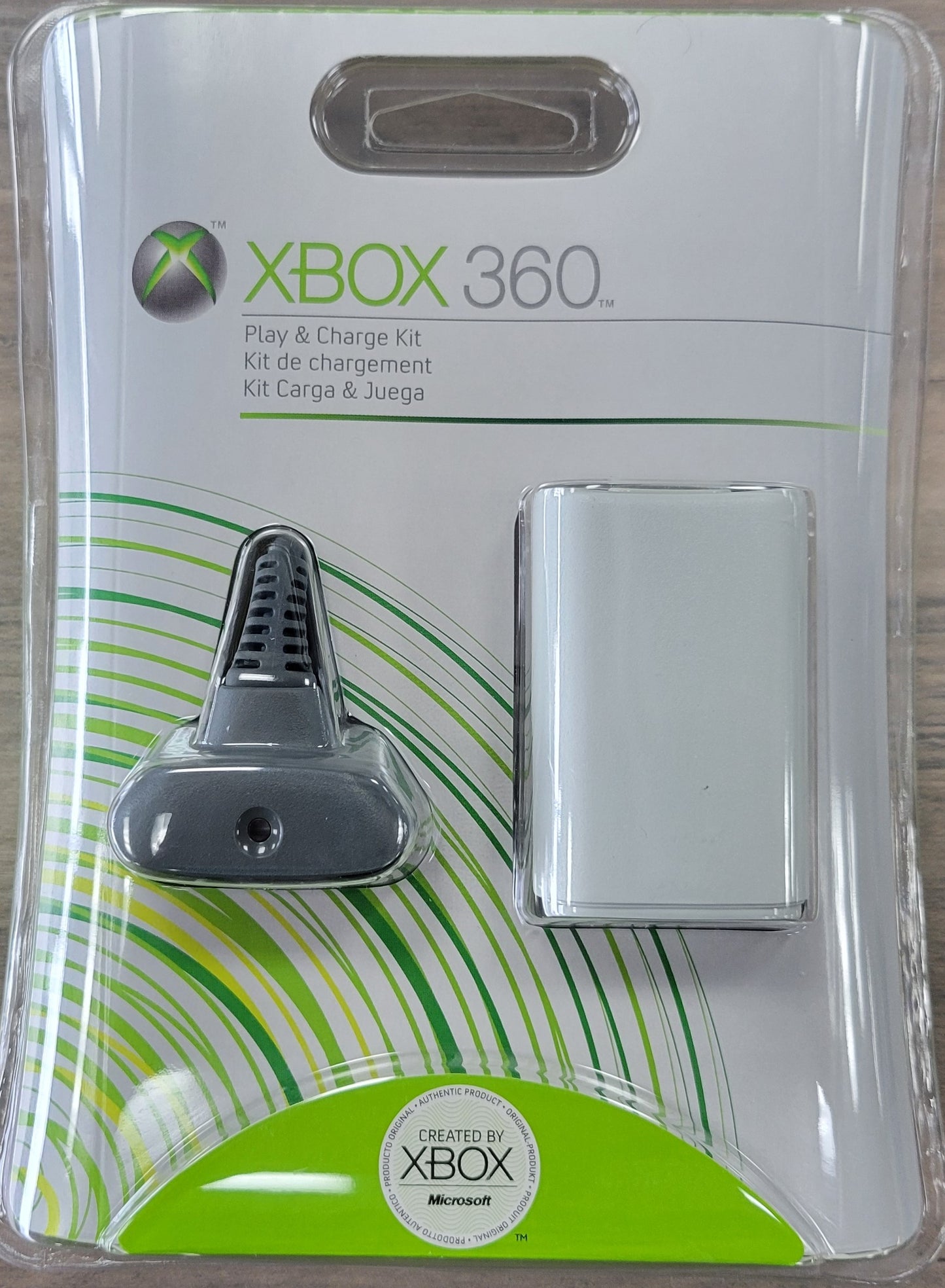 Kit de carga y reproducción blanco (Xbox 360)
