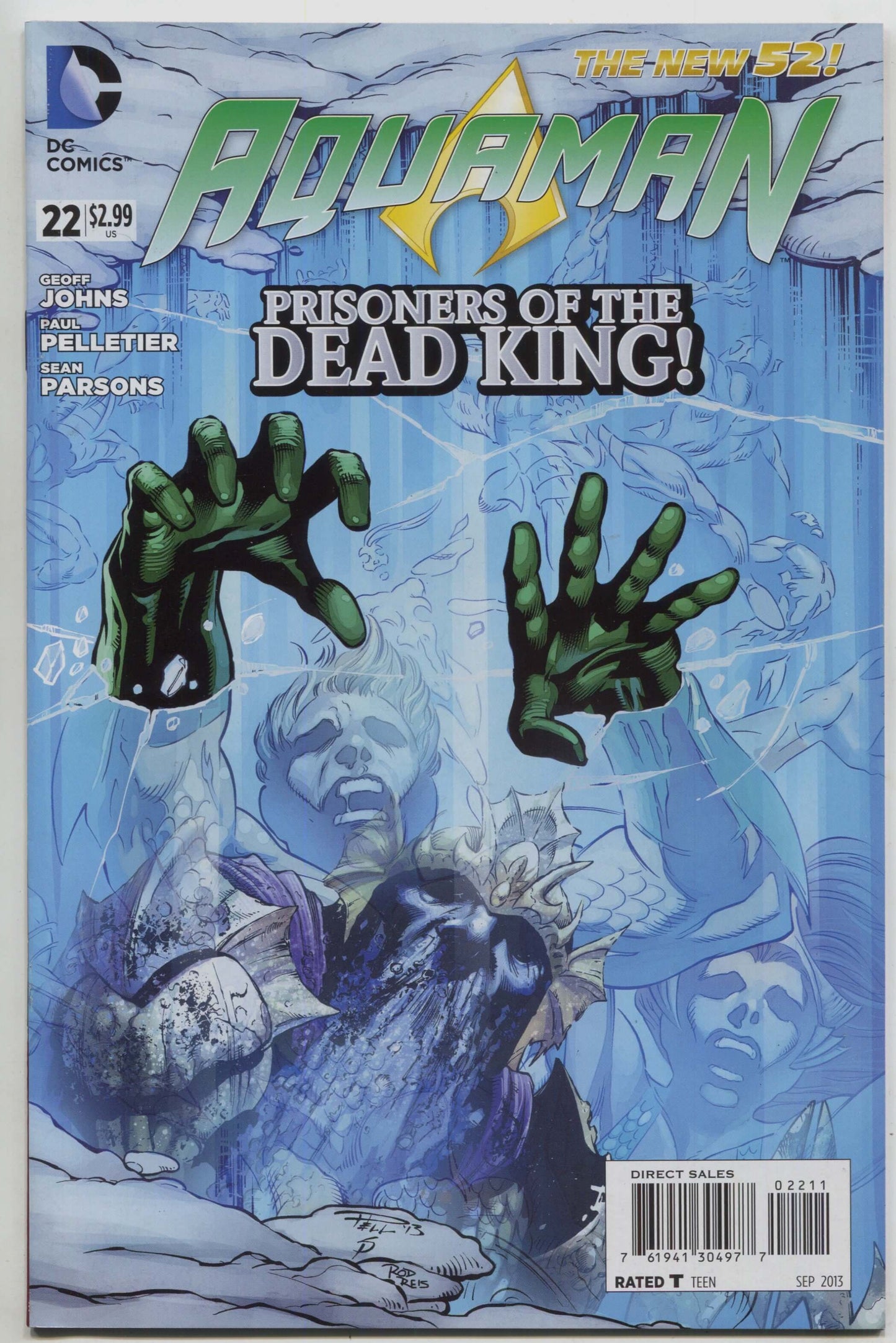 Aquaman 22 A 5th Series DC 2011 NM Paul Pelletier