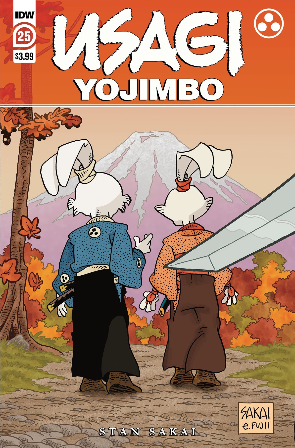 Usagi Yojimbo #25 A Stan Sakai (01/19/2022) Idw