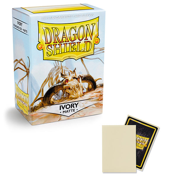 Dragon Shield Sleeves: Standard - Matte Ivory (TCG)