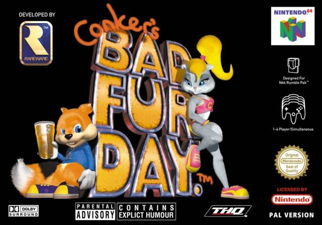 Conker's Bad store Fur Day Nintendo 64 Cartridge only