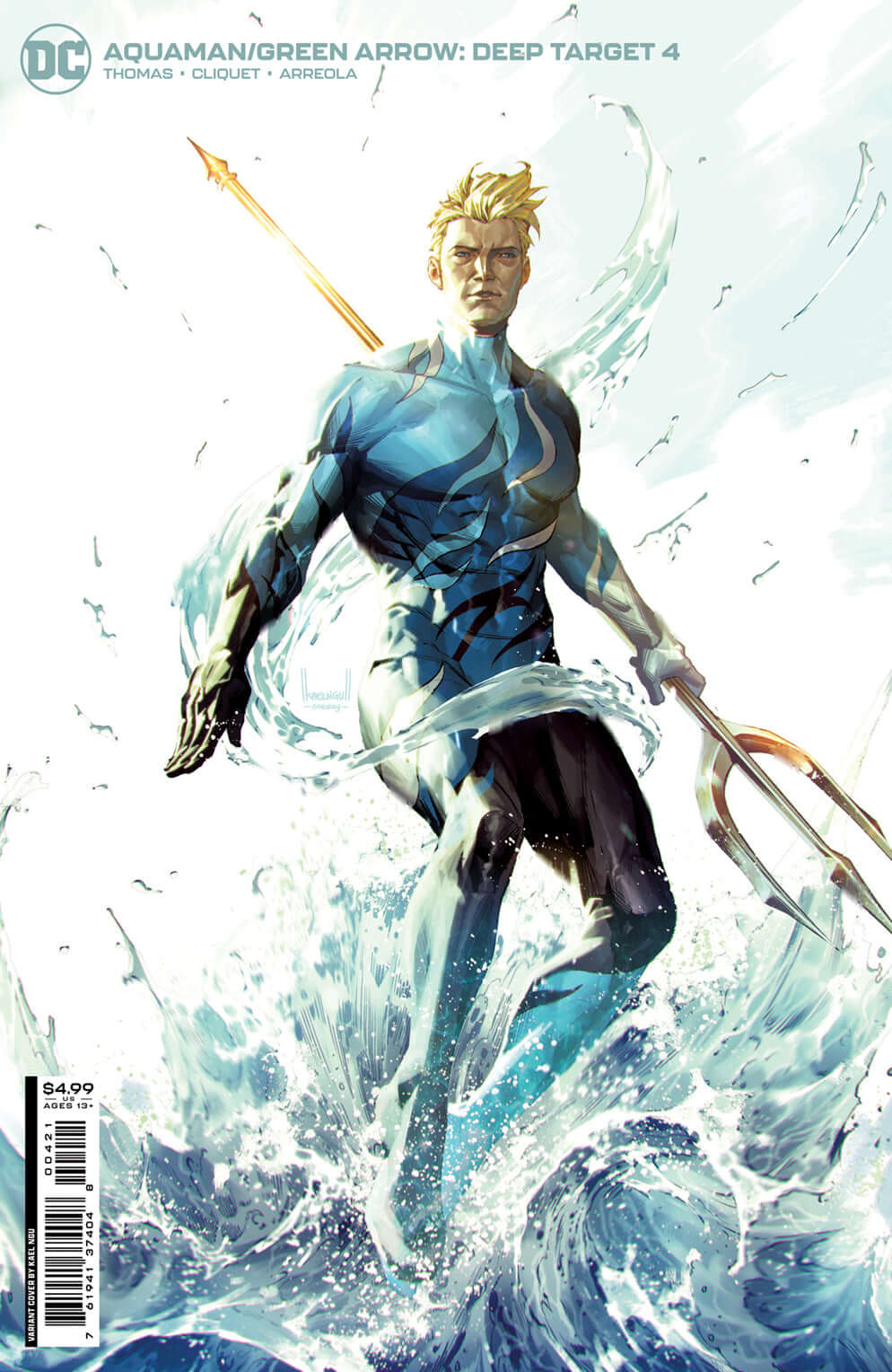 Aquaman Green Arrow Deep Target #4 (Of 7) B Kael Ngu Card Stock Variant (01/25/2022) Dc