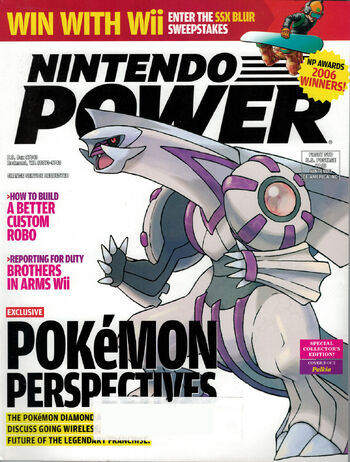 Nintendo Power Mayo 2007 Vol 215 Portada Palkia (Libros)