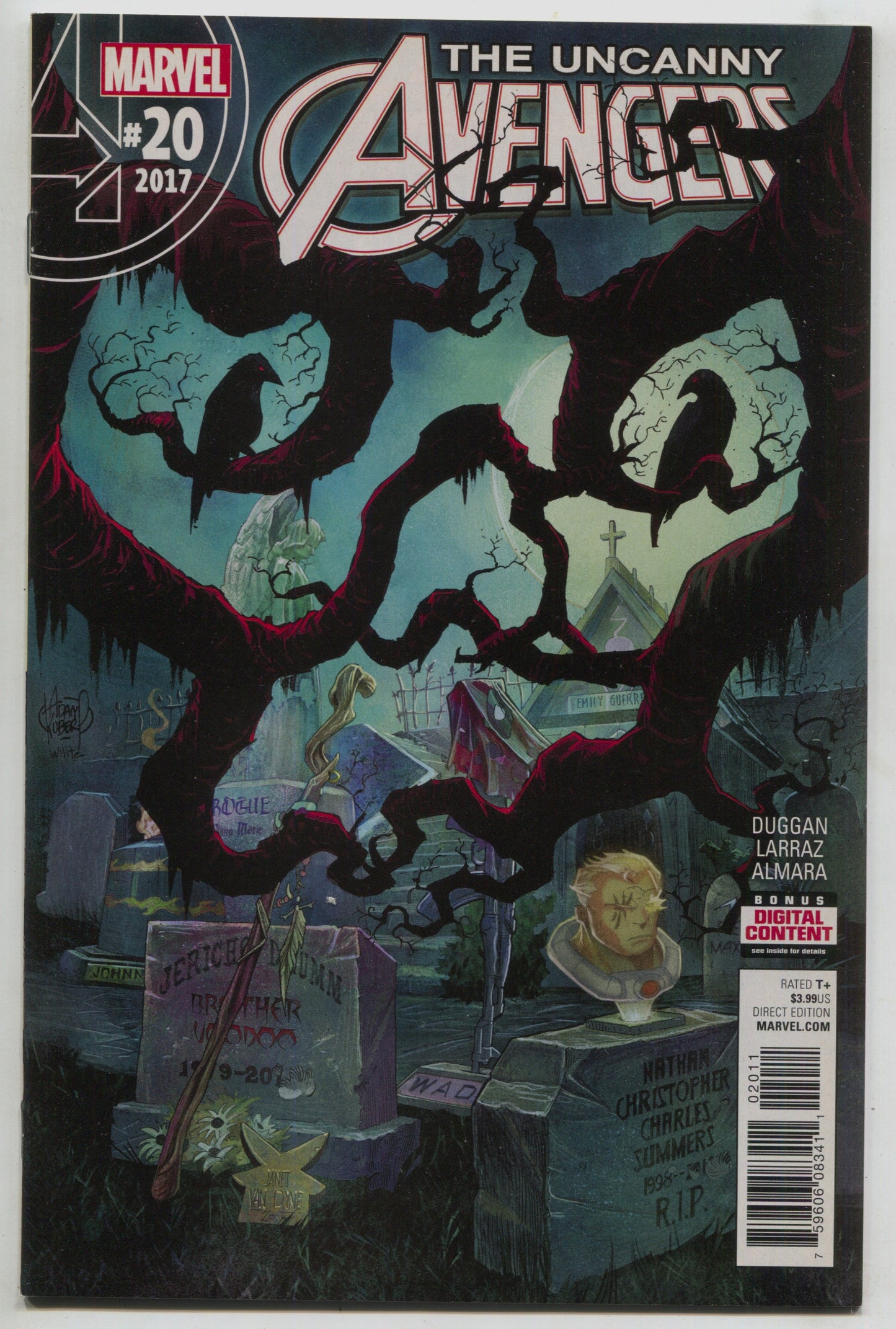 Uncanny Avengers 20 A 3rd Series Marvel 2017 NM Adam Kubert