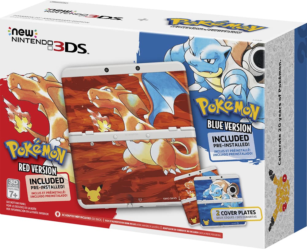 New Nintendo 3DS Pokemon 20th Anniversary Edition (Nintendo 3DS)