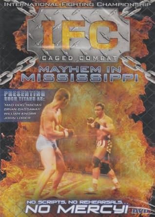 IFC Caged Combat: Mayhem In Mississippi Full Frame (DVD) (Pre-Owned)