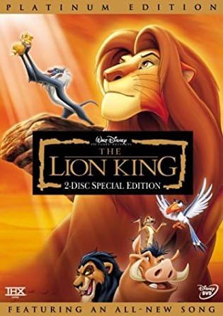 The Lion King Platinum Edition 2 Disc Special Edition (DVD) (Pre-Owned)
