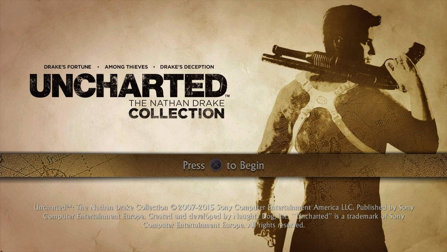 Uncharted The Nathan Drake Collection Special PAL Steelbook Edition (Playstation 4)