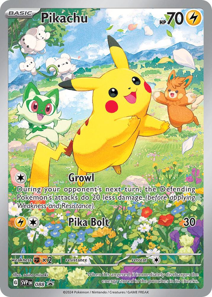Pokemon TCG: Pikachu - 088 - SV: Scarlet & Violet Promo Cards (TCG)