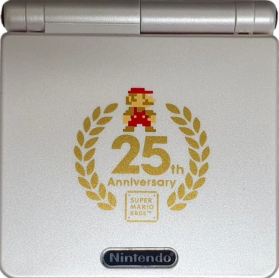Custom Modded Gameboy Advance SP IPS Screen 25th Anniversary Mario Bros Edition (Gameboy Advance)