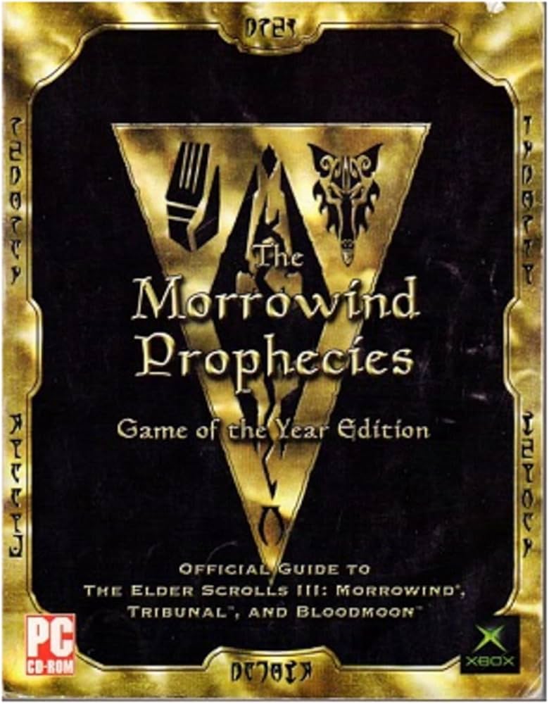 The Morrowind Prophecies GOTY Edition Elder Scrolls III: Morrowind Strategy Guide (Books)