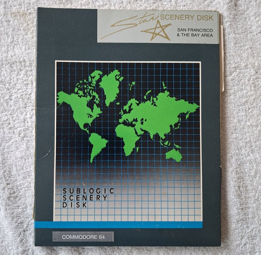 Sublogic Scenery Disk 7 - Flight Simulator (Commodore 64/128)