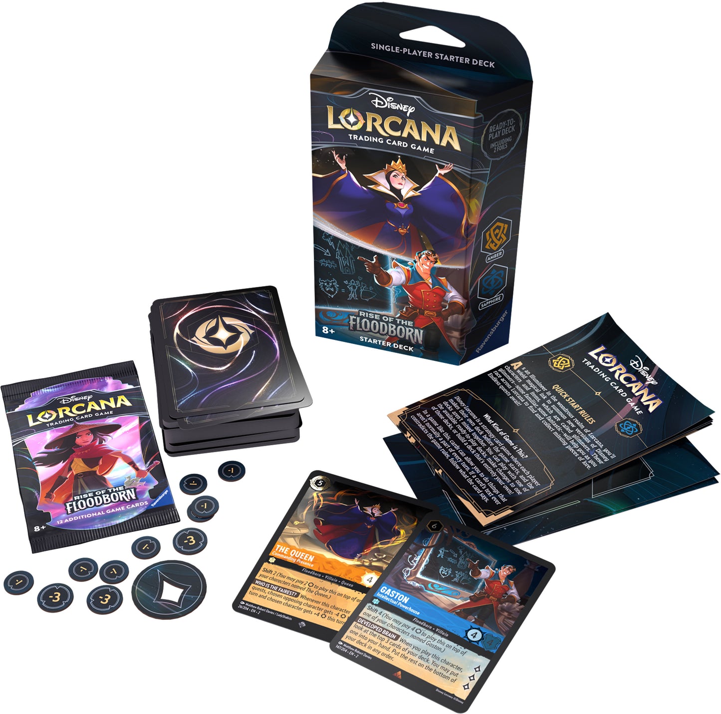 Disney Lorcana: Rise of the Floodborn Starter Deck (Toys)