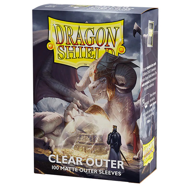 Dragon Shield Sleeves: Clear Matte Outer Sleeves 100ct. (TCG)