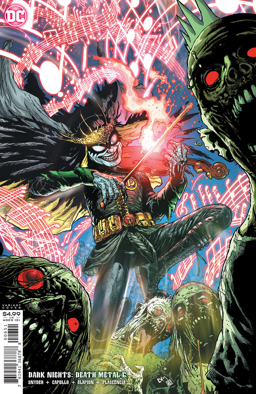 Dark Nights Death Metal #6 (Of 7) 1:25 Doug Mahnke Variant (12/15/2020) DC