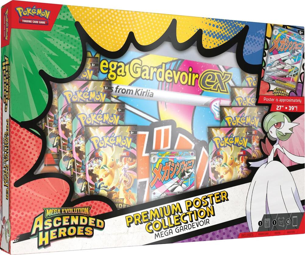 Pokemon TCG: Ascended Heroes Premium Poster Collection Case - Mega Gardevoir (TCG)