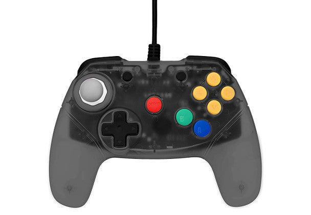 Smoke Gray Brawler64 Gamepad (Nintendo 64)