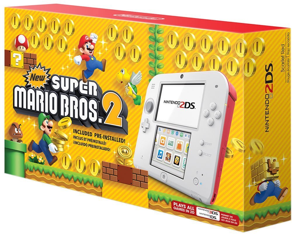 Custom Modded New Super Mario Bros 2 2DS with Keity Capture Card (Nintendo 3DS)