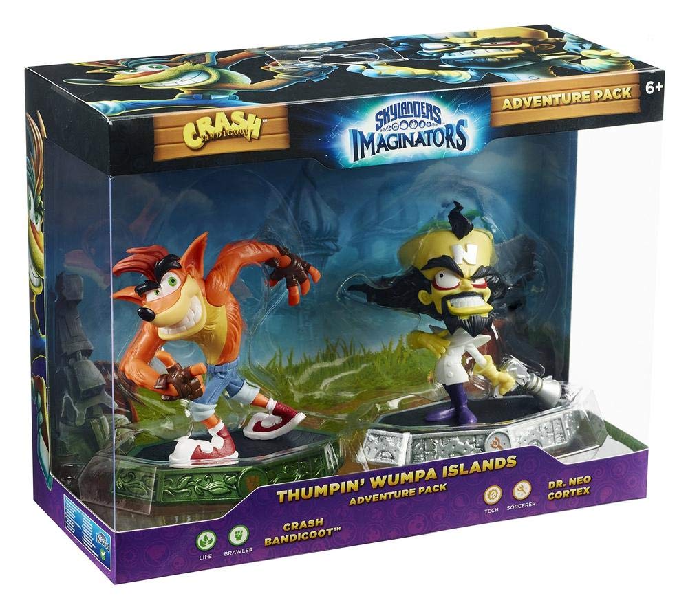 Skylanders Imaginators: Thumpin’ Wumpa Islands Adventure Pack Crash Bandicoot/Dr. Neo Cortex 2 Pack (Skylanders)