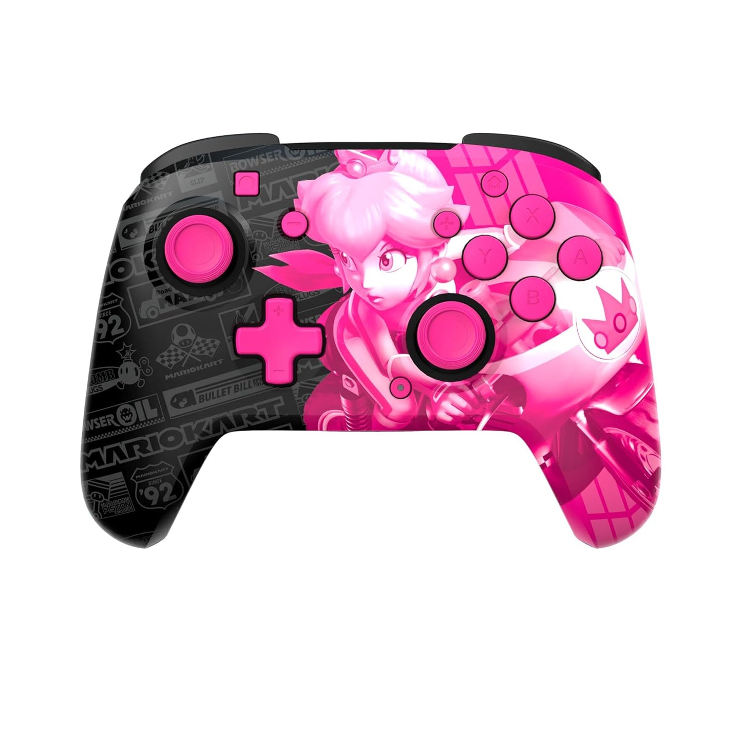 PDP Rematch Wireless Pro Controller Mario Kart Grand Prix Princess Peach (Nintendo Switch)