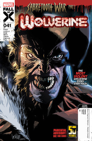 Wolverine #41 2nd Print A Leinil Yu Variant (02/28/2024) Marvel