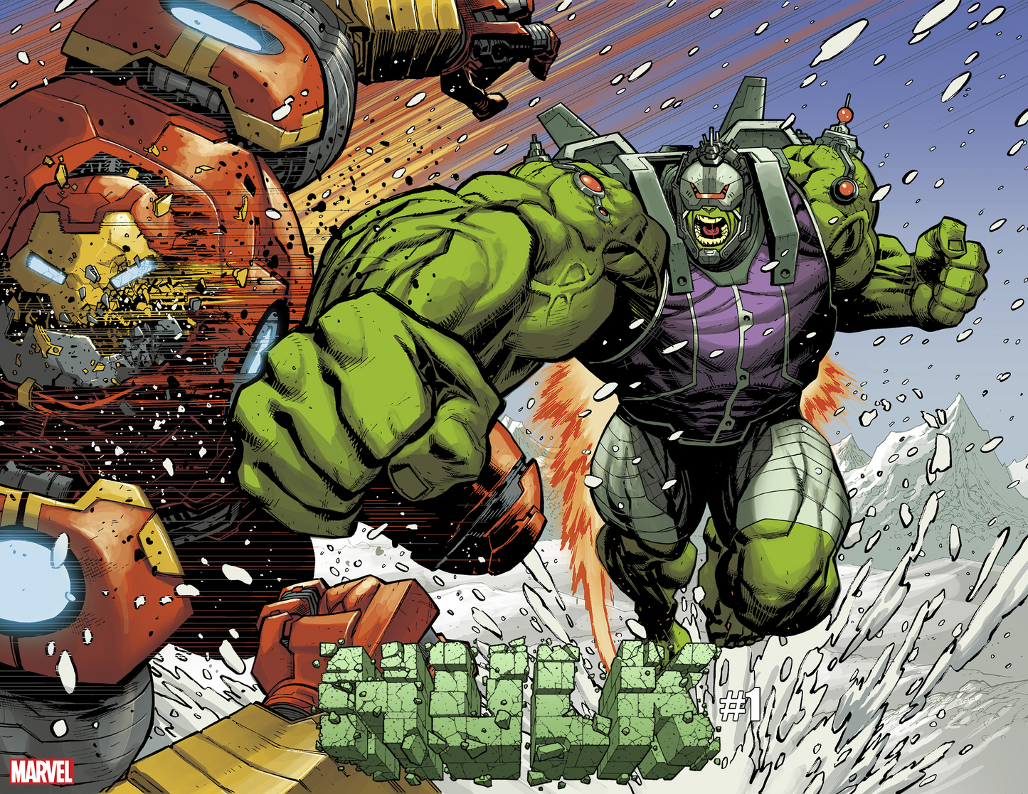 Hulk #1 2nd Print Ryan Ottley Wraparound Variant (01/19/2022) Marvel