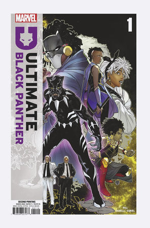 Ultimate Black Panther #1 2nd Print RB Silva Variant (03/13/2024) Marvel