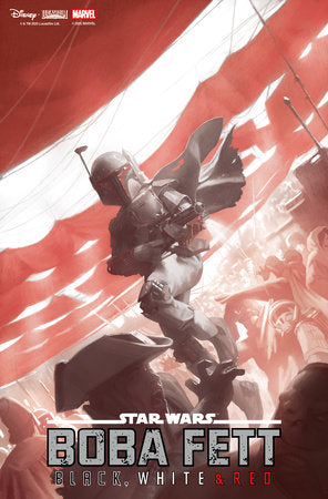 Star Wars Boba Fett Black White & Red #2 B Miguel Mercado Variant (10/29/2025) Marvel
