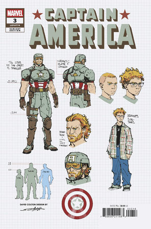 Captain America #3 G 1:10 Valerio Schiti Design Variant (09/10/2025) Marvel
